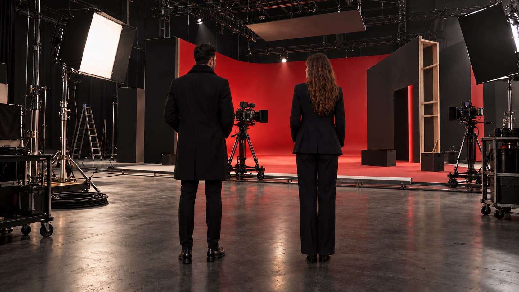 A professional production studio where ideas are developed and brought to life